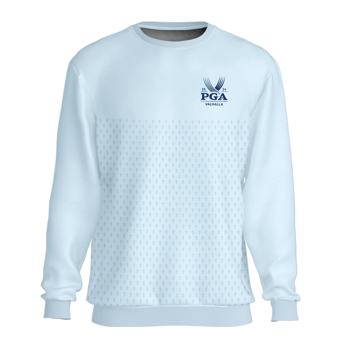 PGA Trophy Pattern Light Blue 2024 PGA Championship Valhalla Ping Unisex Sweatshirt Style Classic Sweatshirt