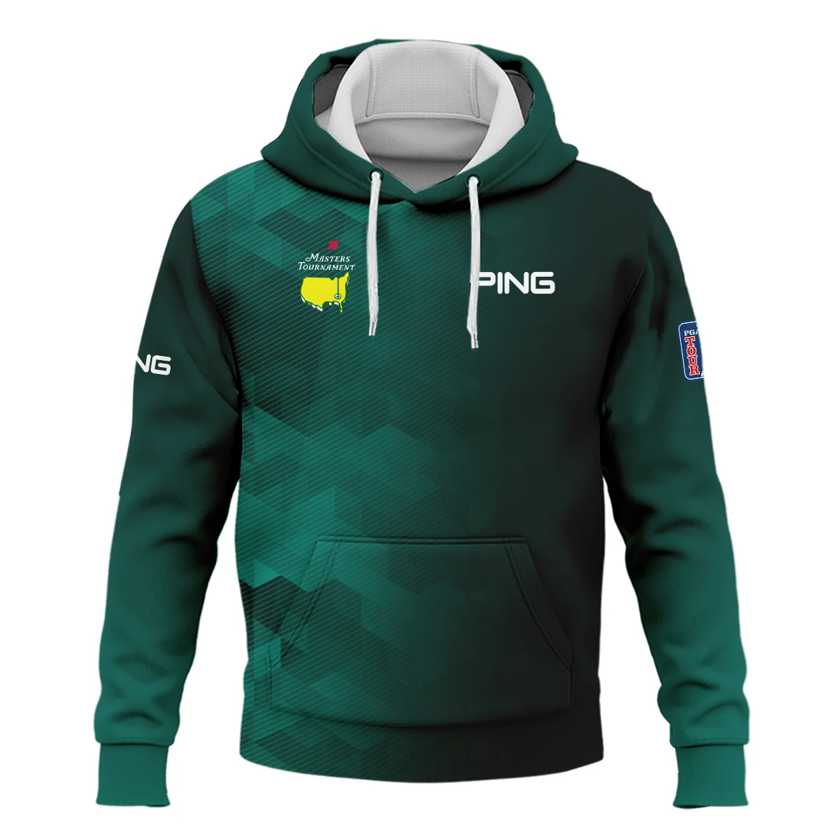 Ping Golf Sport Dark Green Gradient Abstract Background Masters Tournament Hoodie Shirt Style Classic Hoodie Shirt