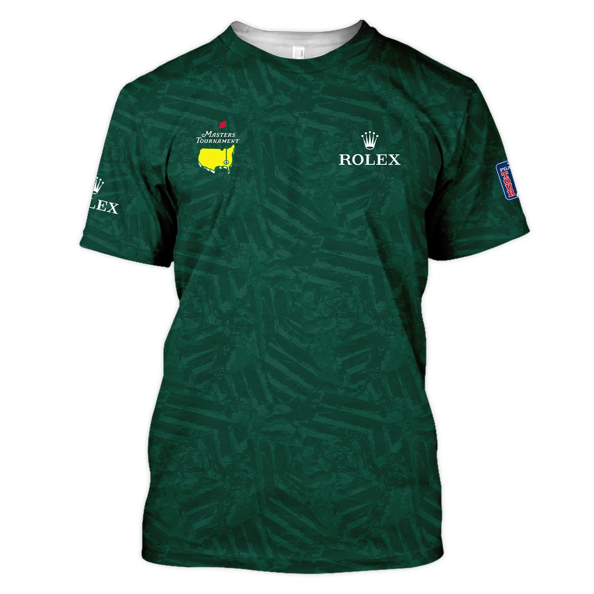 Rolex Masters Tournament Green Stratches Seamless Pattern Unisex T-Shirt Style Classic T-Shirt