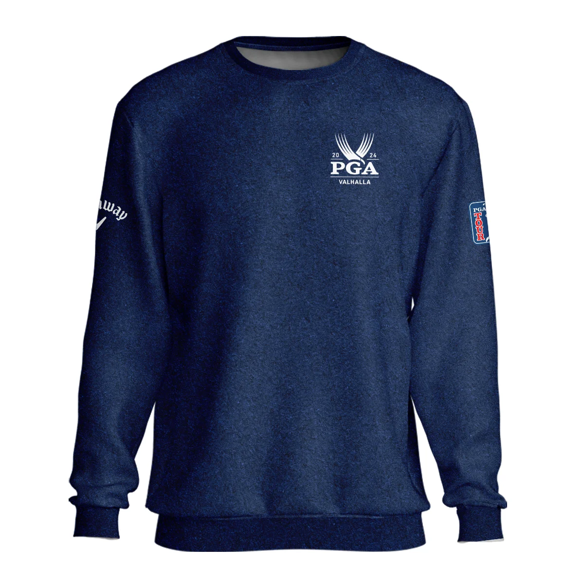 Special Version 2024 PGA Championship Valhalla Callaway Unisex Sweatshirt Blue Paperboard Texture Sweatshirt