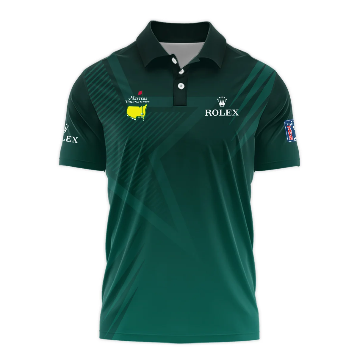 Sports Ping Masters Tournament Bomber Jacket Star Pattern Dark Green Gradient Golf Polo Shirt Style Classic Polo Shirt For Men