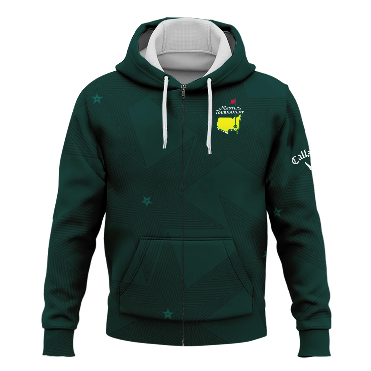 Stars Dark Green Golf Masters Tournament Callaway Zipper Hoodie Shirt Style Classic Zipper Hoodie Shirt