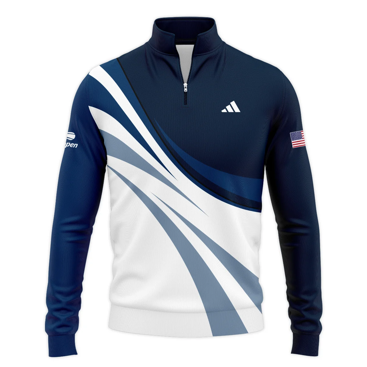 Tennis Love Sport Mix Color US Open Tennis Champions Adidas Quarter-Zip Jacket Style Classic Quarter-Zip Jacket