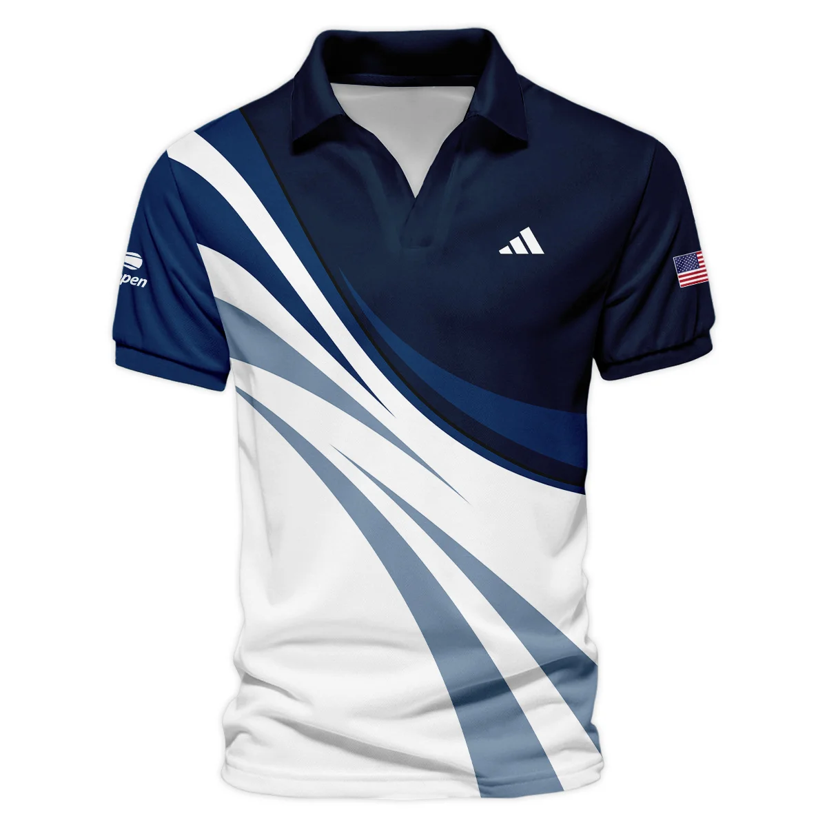 Tennis Love Sport Mix Color US Open Tennis Champions Adidas Vneck Polo Shirt Style Classic Polo Shirt For Men