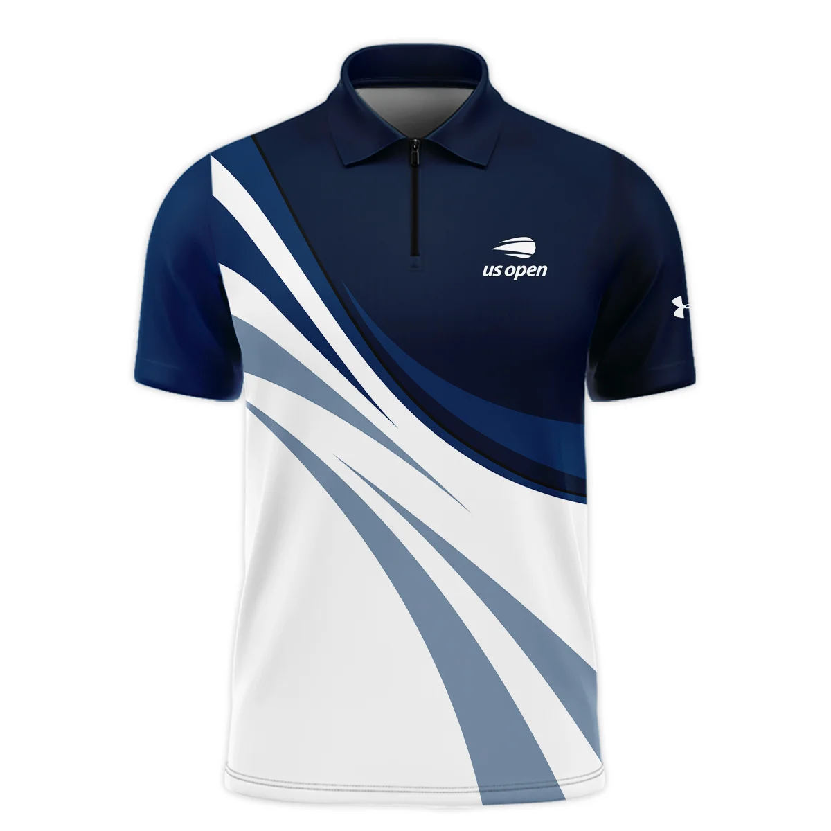 Tennis Love Sport Mix Color US Open Tennis Champions Under Armour Zipper Polo Shirt Style Classic Zipper Polo Shirt For Men