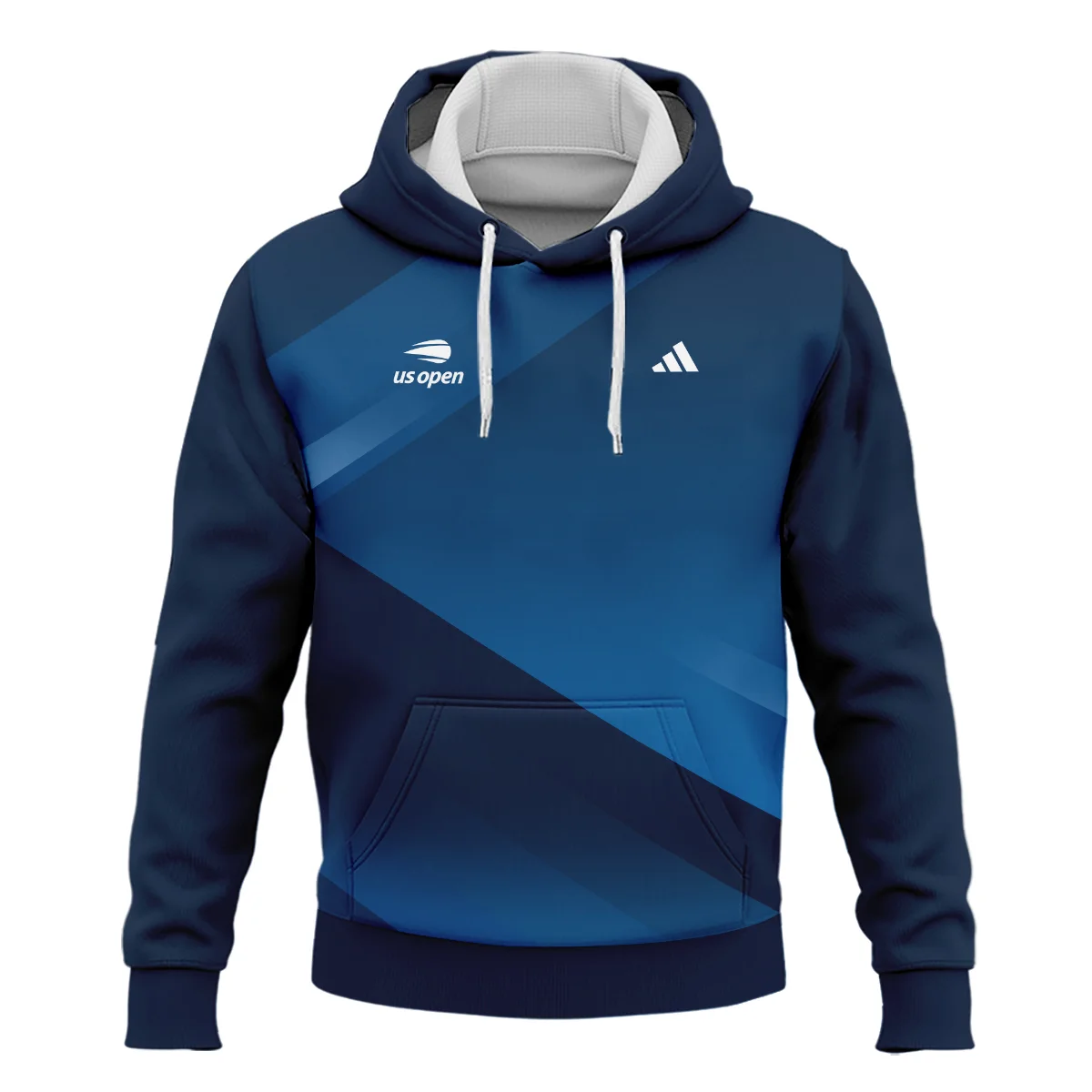 US Open Tennis Champions Dark Blue Background Adidas Hoodie Shirt Style Classic Hoodie Shirt