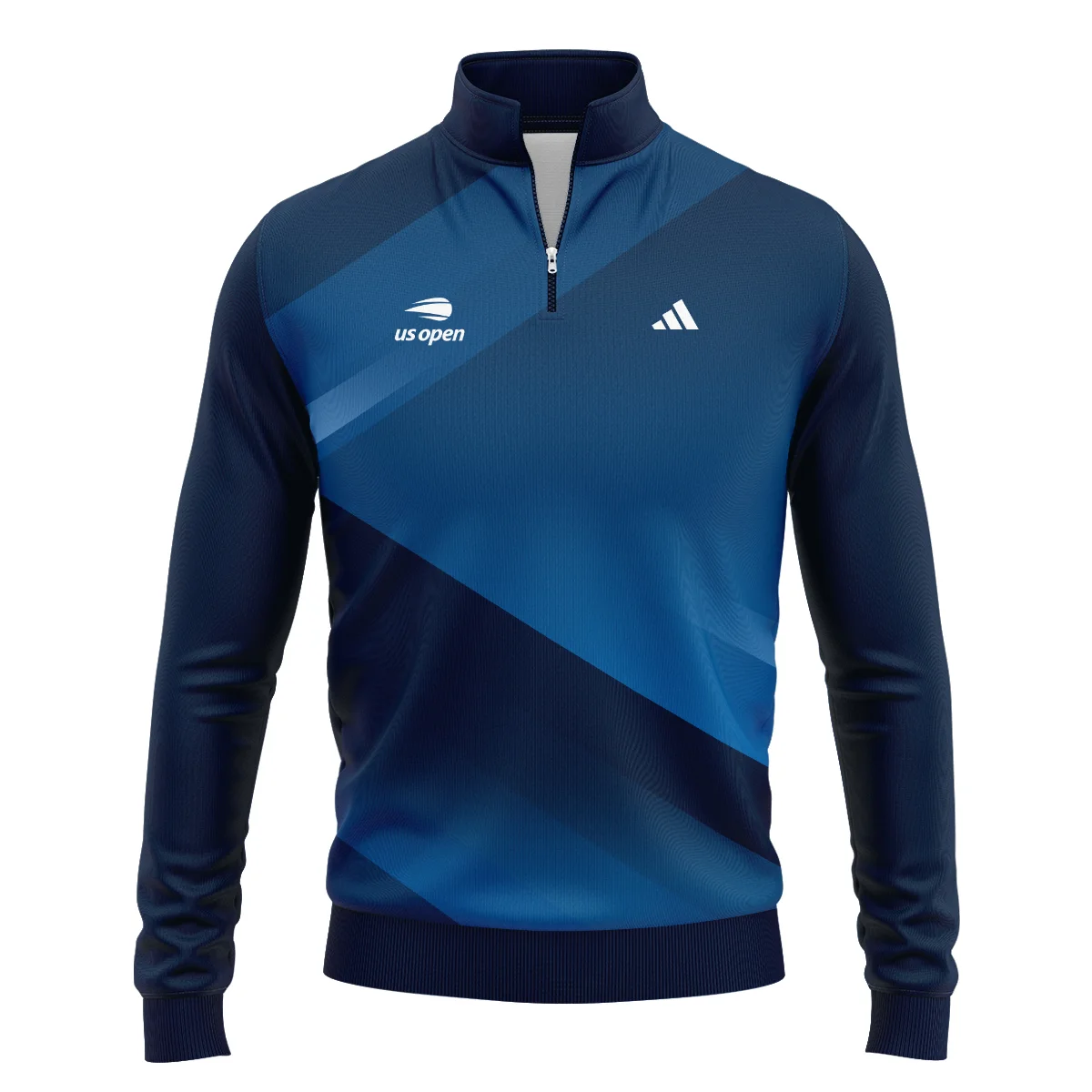 US Open Tennis Champions Dark Blue Background Adidas Quarter-Zip Jacket Style Classic Quarter-Zip Jacket