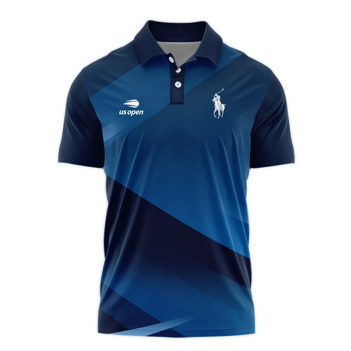 US Open Tennis Champions Dark Blue Background Ralph Lauren Polo Shirt Style Classic Polo Shirt For Men