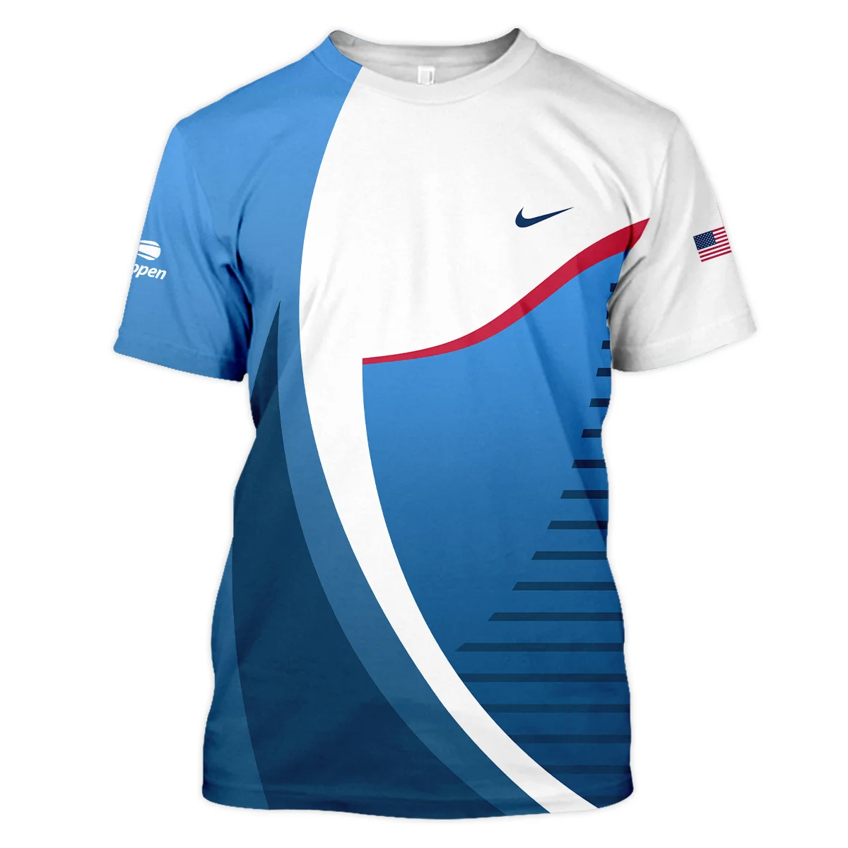 US Open Tennis Champions Nike Dark Blue Red White Unisex T-Shirt Style Classic T-Shirt