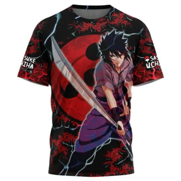 Trippy Sasuke Uchiha Naruto T-Shirt