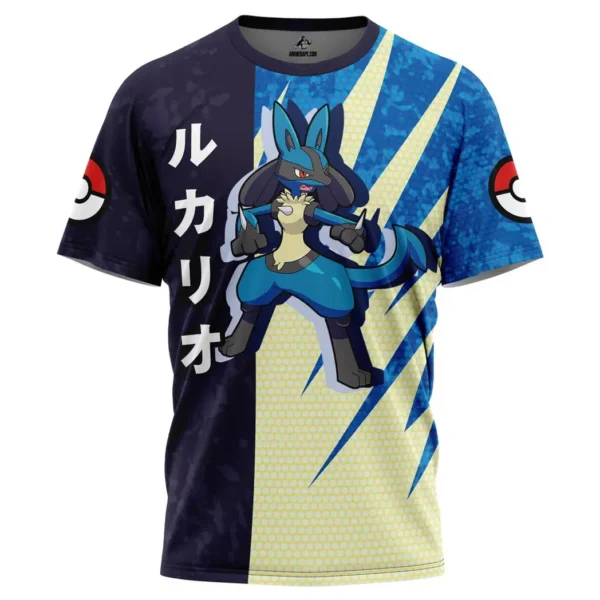 Lucario Attack Pokemon T-Shirt