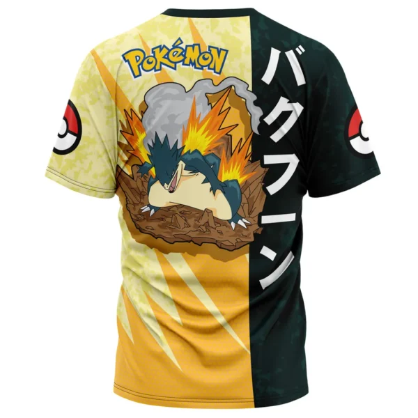 Typhlosion Attack Pokemon T-Shirt