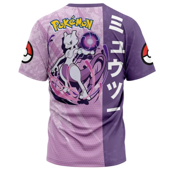 Mewtwo Attack Pokemon T-Shirt