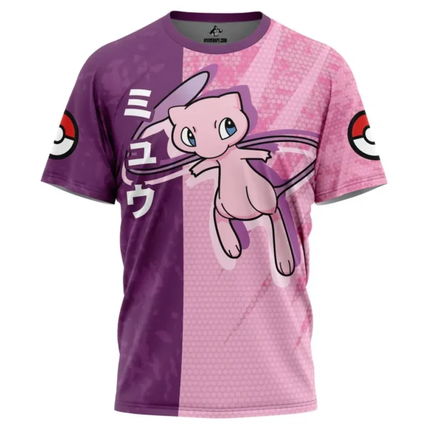 Mew Attack Pokemon T-Shirt