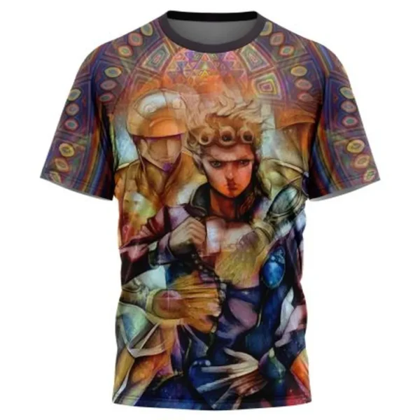 Trippy Giorno Giovanna Golden Wind Jojo Bizarre Adventure T-Shirt