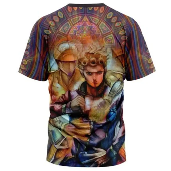 Trippy Giorno Giovanna Golden Wind Jojo Bizarre Adventure T-Shirt