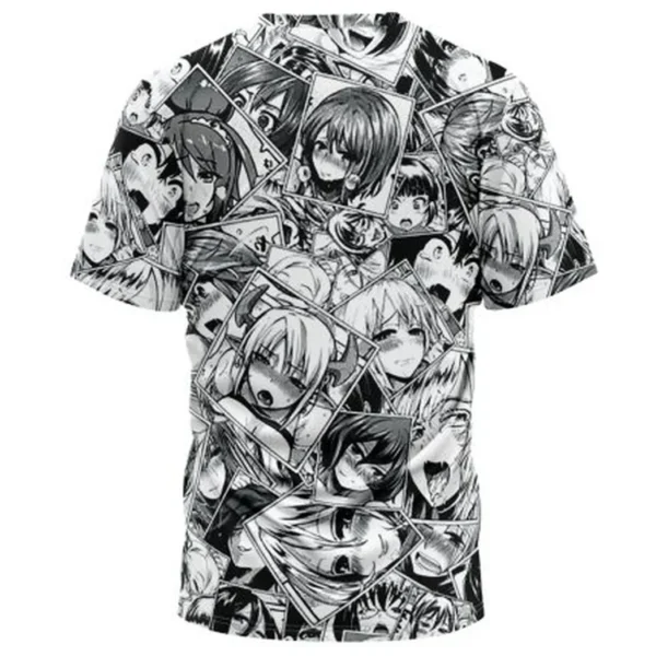 Ahegao Manga Collage T-Shirt