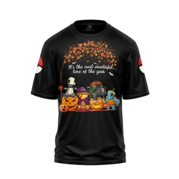 Halloween The Most Wonderful Time of the Year Pokemon T-Shirt