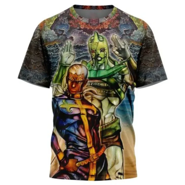 Trippy Enrico Pucci C-Moon Jojo Bizarre Adventure T-Shirt