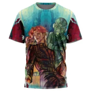 Trippy Kakyoin Hierophant Green Jojo Bizarre Adventure T-Shirt