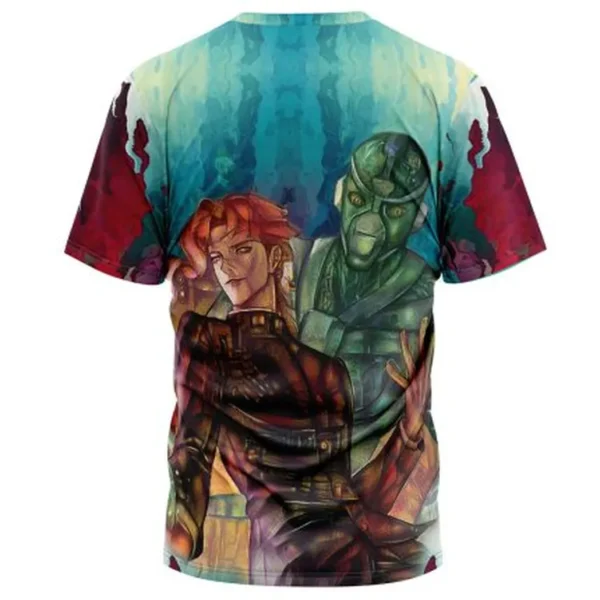 Trippy Kakyoin Hierophant Green Jojo Bizarre Adventure T-Shirt