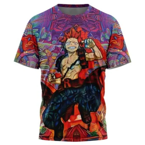 Trippy Kirishima Red Riot My Hero Academia T-Shirt