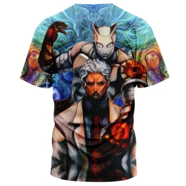 Trippy Yoshikage Kira Deadly Queen Jojo Bizarre Adventure T-Shirt