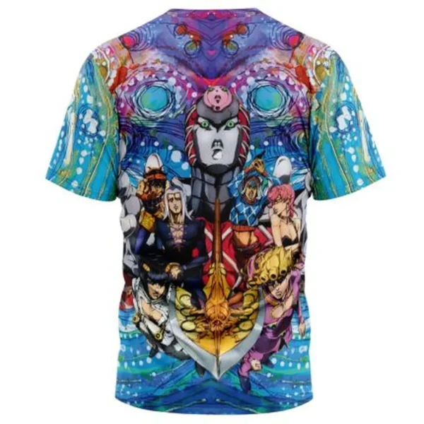 Trippy Golden Wind Squad Jojo Bizarre Adventure T-Shirt