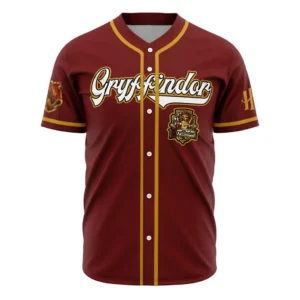 Gryffindor House Harry Potter Baseball Jersey