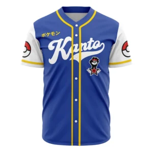 Kanto Trainer Pokemon Baseball Jersey