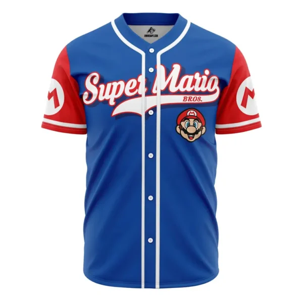 Mario Super Mario Bros Baseball Jersey