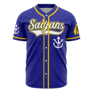 Saiyan Vegeta Dragon Ball Z Baseball Jersey