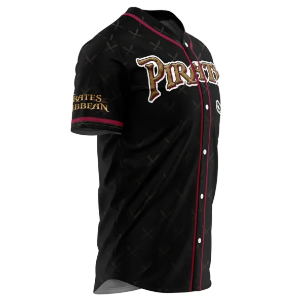 Sparrow Pirates of the Caribbean V2 Disney Baseball Jersey