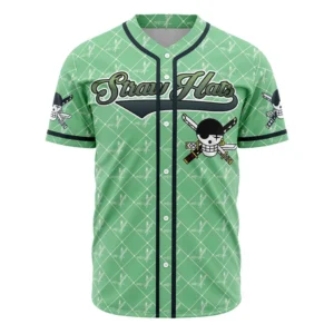 Straw Hats Zoro One Piece Baseball Jersey