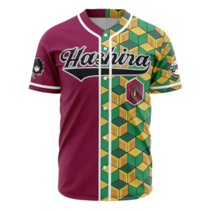 Hashira Giyu Tomioka Demon Slayer Baseball Jersey