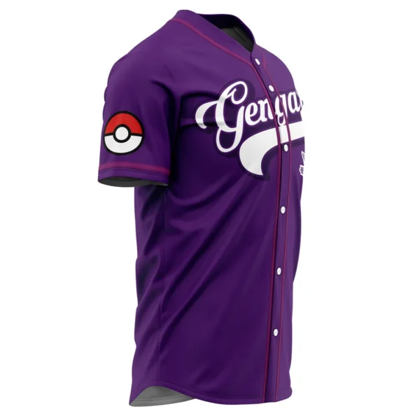 Gengars Pokemon Baseball Jersey