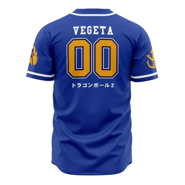 Saiyan Vegeta V2 Dragon Ball Z Baseball Jersey