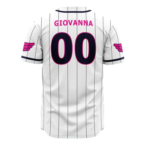 Giorno Giovanna Golden Wind Jojo’s Bizarre Adventure Baseball Jersey