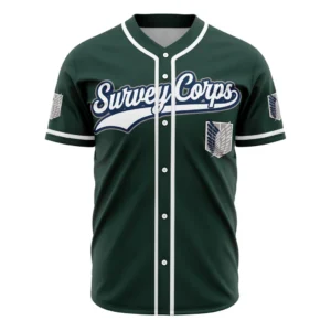 Survey Corps Ackerman Attack on Titan Baseball Jersey