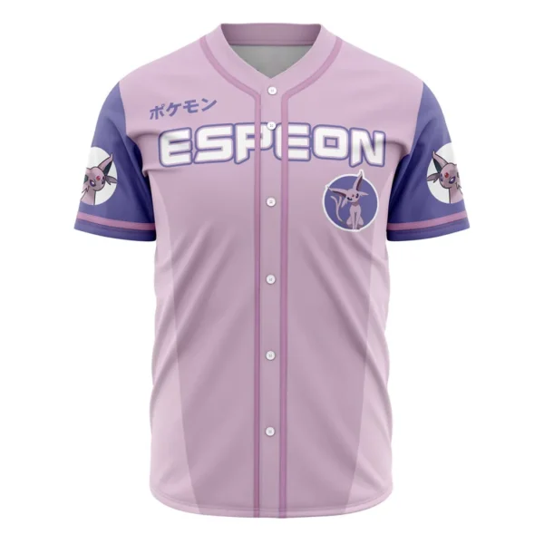 Espeon Eeveelution Pokemon Baseball Jersey