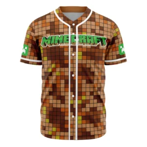 Power Minecraft Baseball Jersey