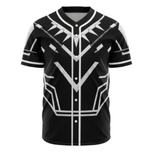 Black Panther Cosplay Marvel Baseball Jersey