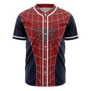 Spiderman Cosplay Marvel Baseball Jersey