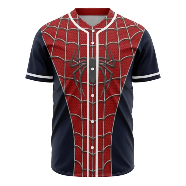 Spiderman Cosplay Marvel Baseball Jersey