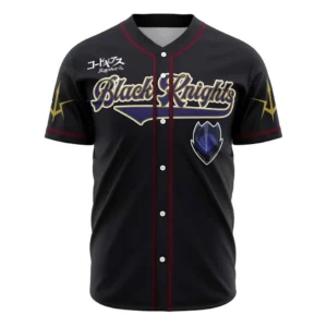 Black Knights Zero Code Geass Baseball Jersey