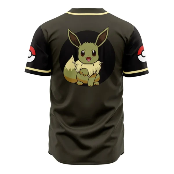 Eeveelutions Army Pokemon Baseball Jersey