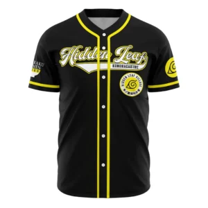 Shippuden Hidden Leaf Uzumaki Naruto Baseball Jersey