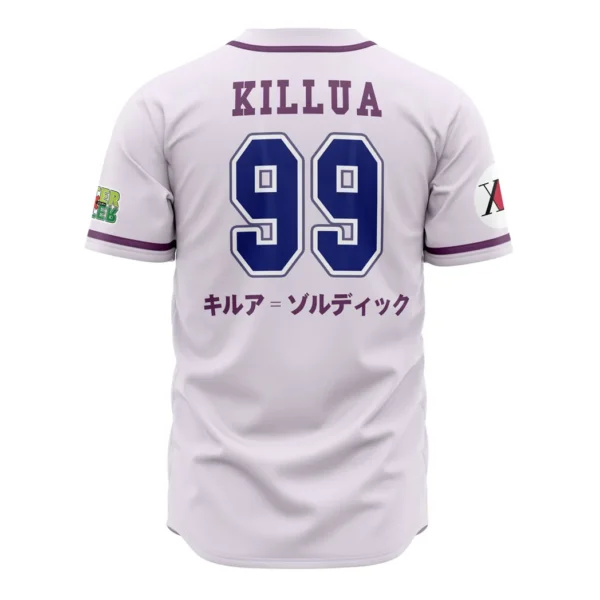 Hunter Association Killua Hunter X Hunter Baseball Jersey