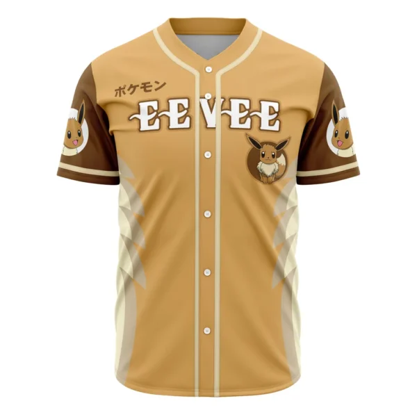 Eevee Eeveelution Pokemon Baseball Jersey