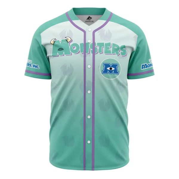 Sully Monsters Inc. V1 Disney Baseball Jersey